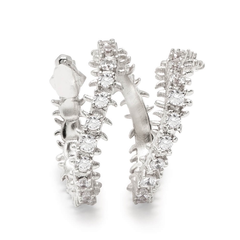 KENDRA SCOTT • Silver Beck Wrap Ring - Picture 3 of 8